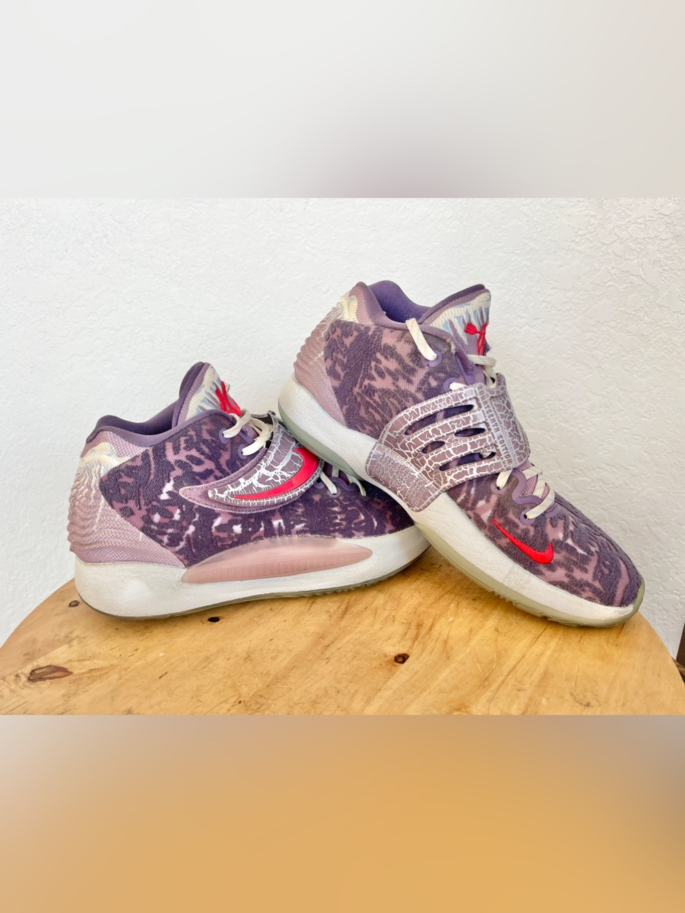 Nike KD 14 NRG DJ4336-900 Purple Red KD Basketball Sneaker Valentine's Day S-7